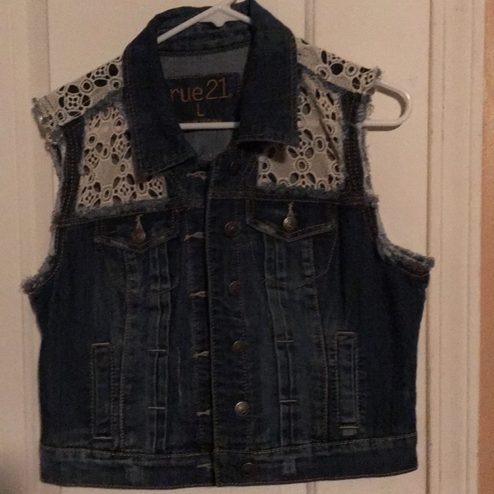 Jean jacket/vest